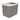 The Petmate Top Entry Litter Box features a gray plastic rectangular shape with a square opening cut into its non-slip white lid. This eco-friendly item, set against a white background, serves as an adaptable litter box.