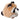 The Zoobilee Raccoon Squatters Plush Dog Toy, with its red panda-like design, features a side view with brown, black, and white fur. Complete with small ears and a tail, this durable plush includes a squeaker and offers both cuddly charm and resilient fun for playtime.