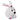 The Zoobilee Rabbit Squatters Plush Dog Toy features a plush white bunny with pink-lined ears, black eyes, a pink nose, and tiny pink paw pads, making it an ideal addition to any durable dog toy collection.