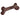 A brown BarkBone shaped like a bone, with BarkBone embossed on its side and a wood grain texture, rests on a white surface. This large dog chew toy from Petqwerks is steak-infused and resembles Dinosaur Nylon Chews.