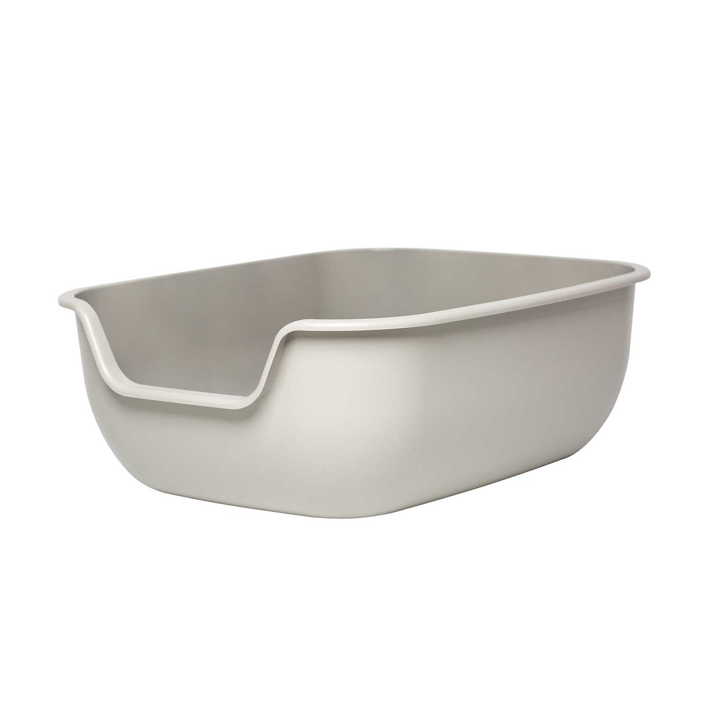 The Petfusion BetterBox Cat Litter Box is a white plastic box with a handle, designed for easy carrying.