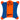 The Chuckit! Flying Squirrel is a vibrant orange and blue fetch toy with reinforced corners. Made from durable canvas, it features a cartoon dog and the Chuckit! logo printed centrally. Inspired by a Flying Squirrel, the design has a rectangular, slightly cross-shaped form.